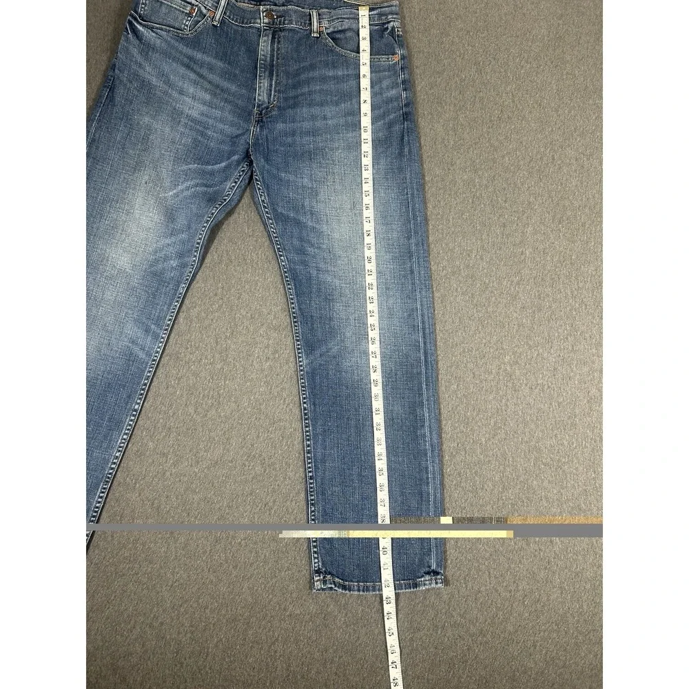 Levi's 505 Regular Fit Straight Leg Jeans 38x32 Medium Wash